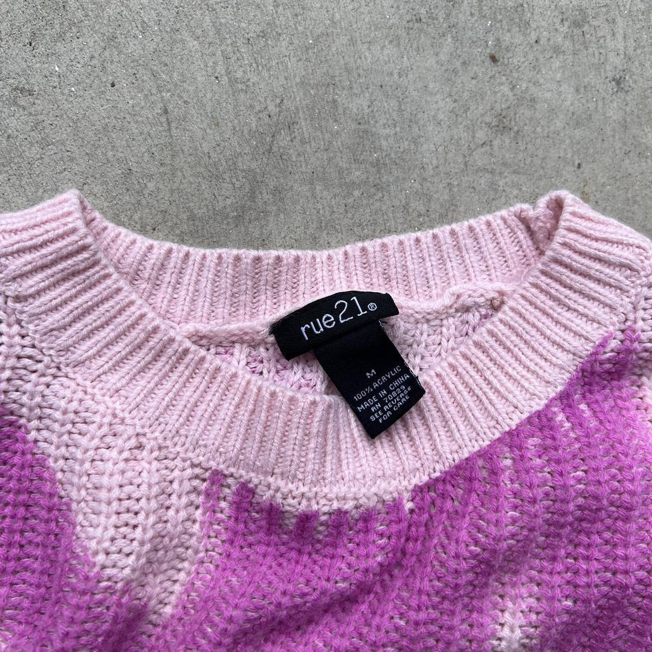 Rue 21 Women's Pink Jumper | Depop