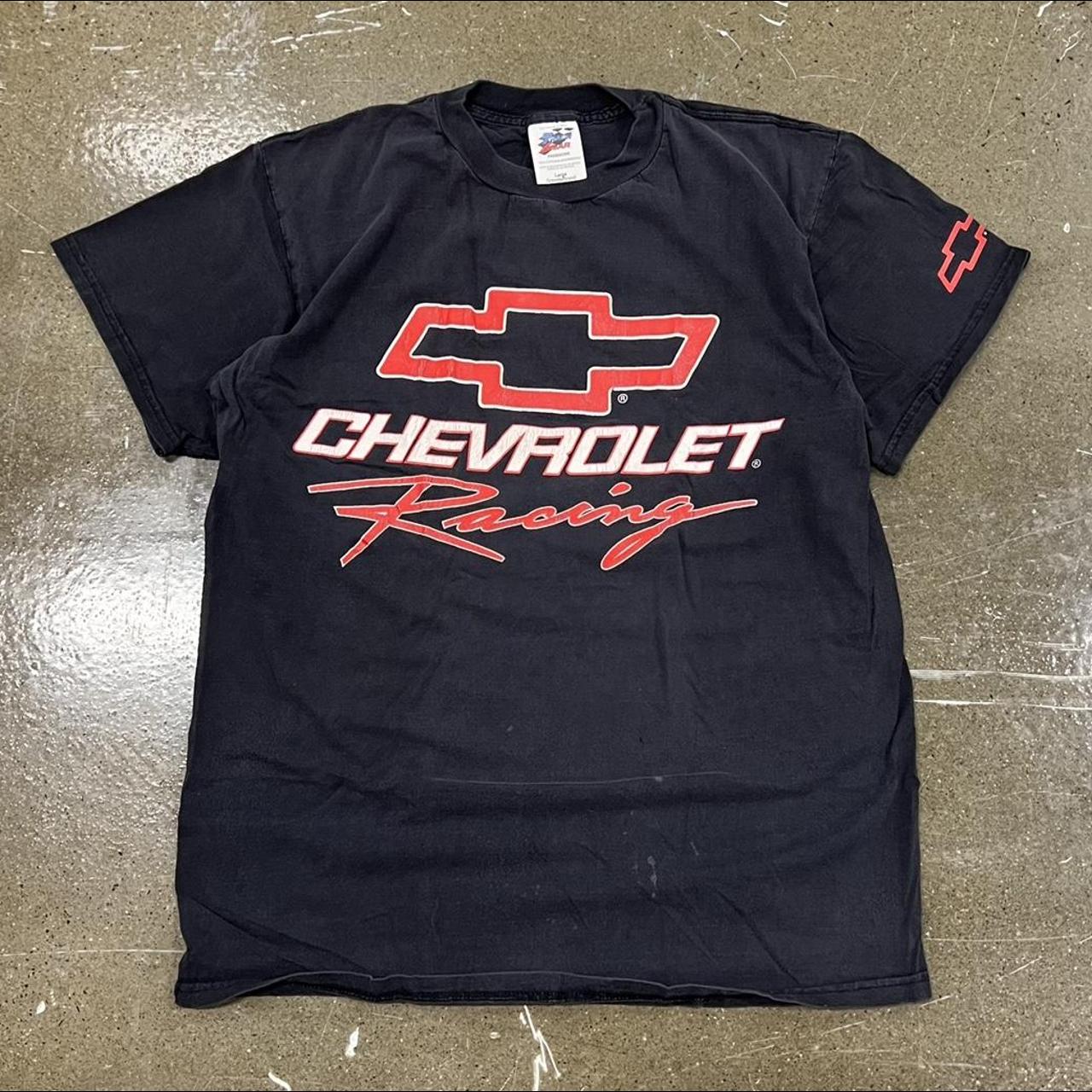 Vintage 90s Chevrolet Racing Graphic T Shirt Size: - Depop