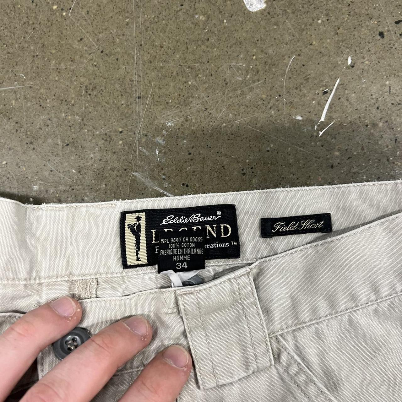 Vintage Eddie Bauer Front Pocket Cargo Shorts... - Depop