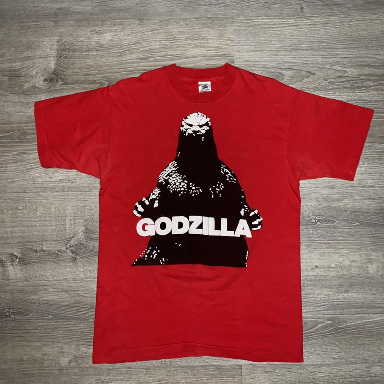 Vintage 90s single stitch Godzilla t shirt Perfect... - Depop