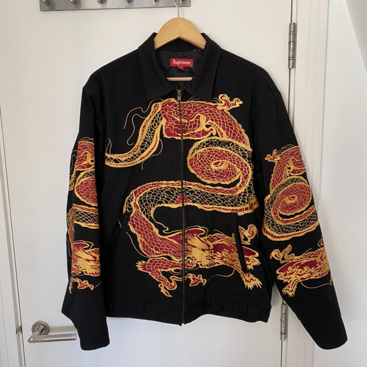 Supreme Dragon Work Jacket FW18 9/20/2018 A super... Depop