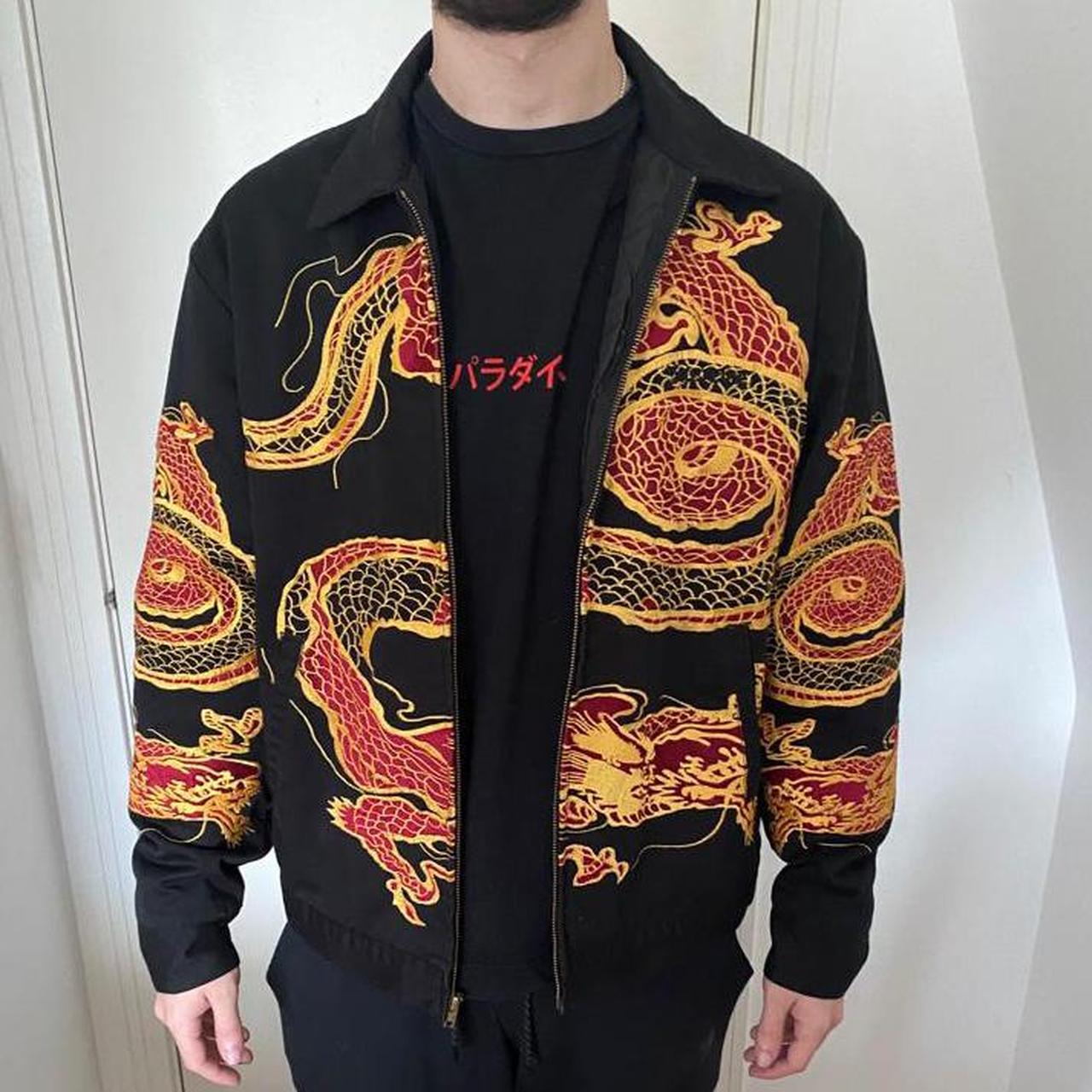 Supreme Dragon Work Jacket FW18 9/20/2018 A super... Depop