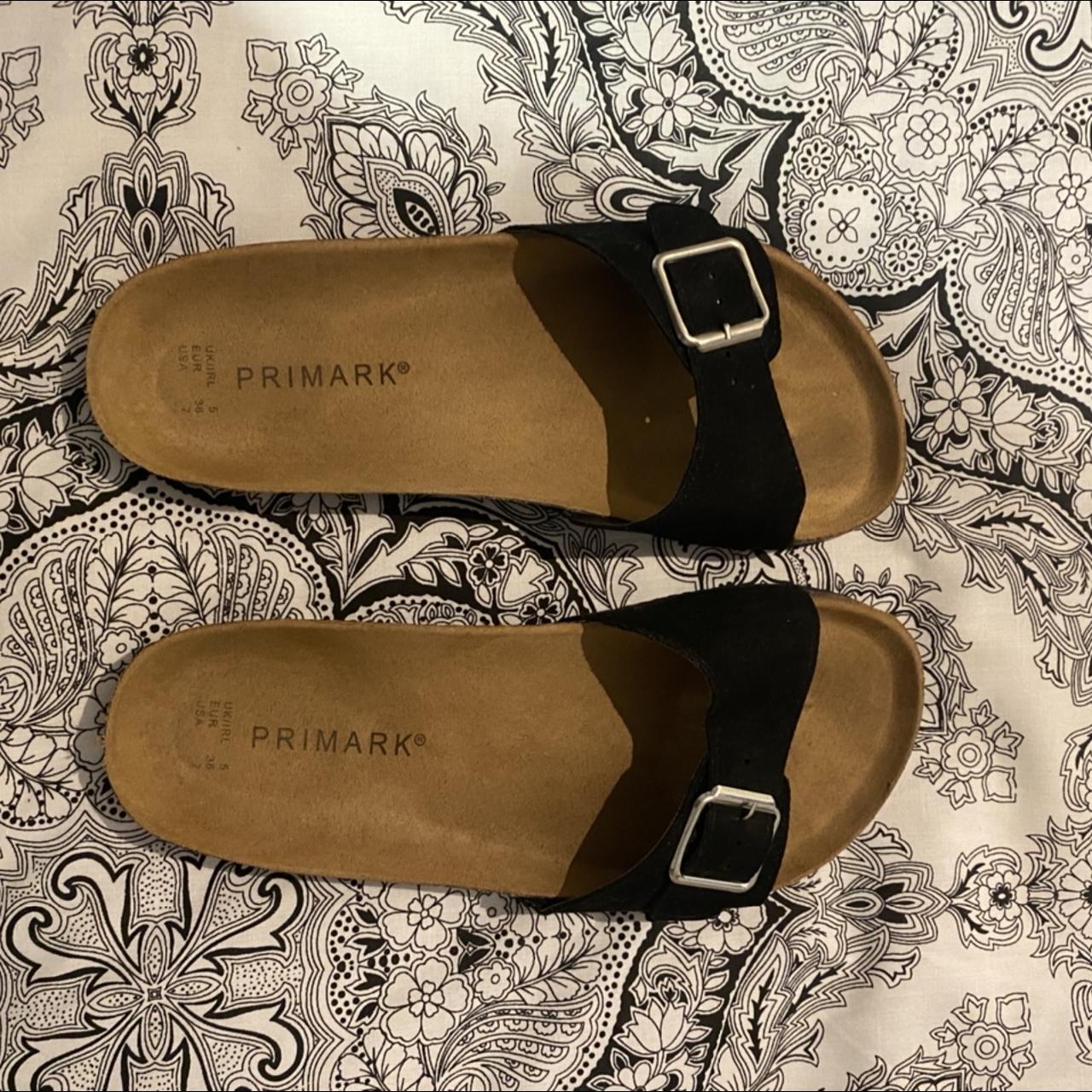 Primark black buckle sandals. Barely worn (see... Depop