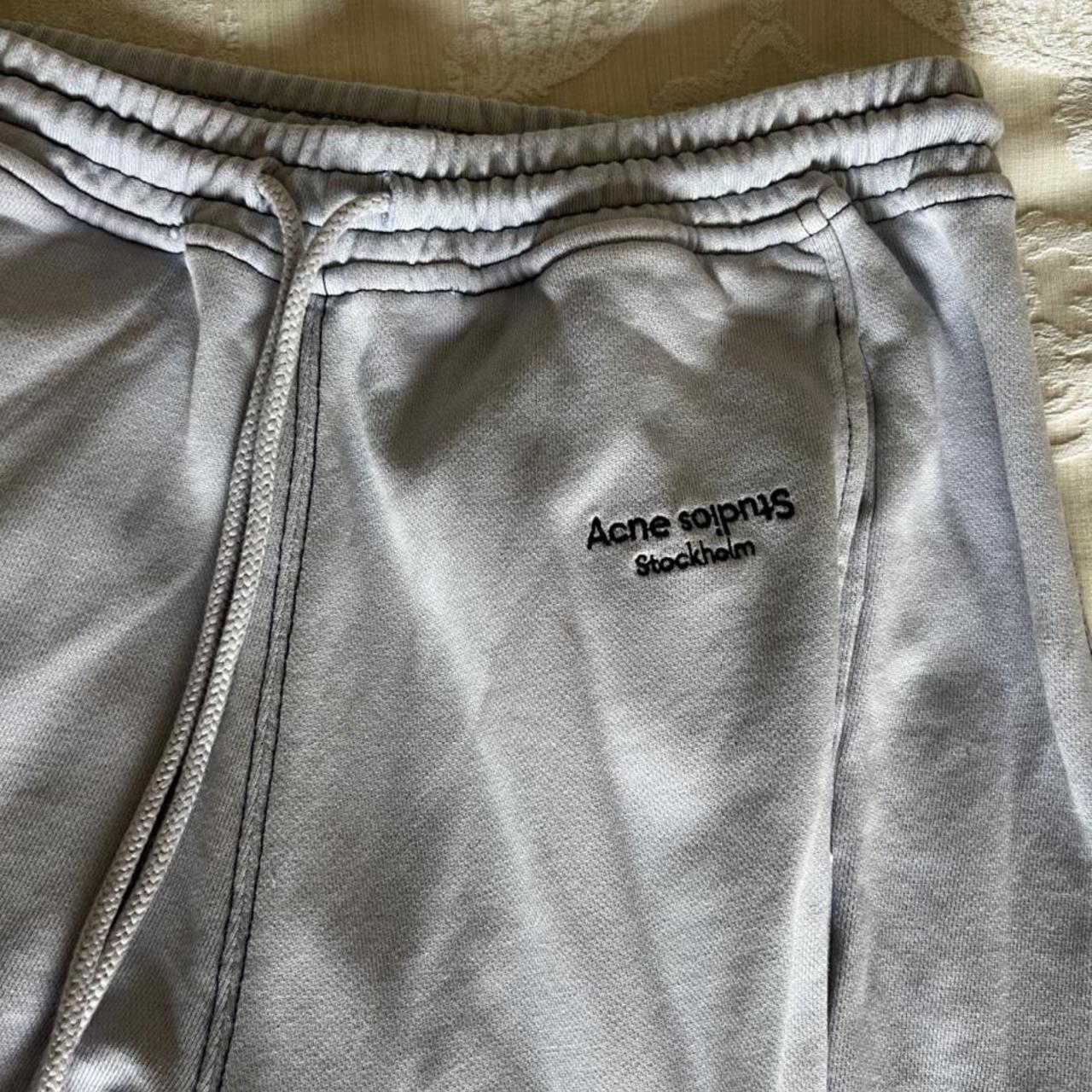 ACNE STUDIOS STRAIGHT LEG JOGGERS IN LILAC SIZE XS Depop