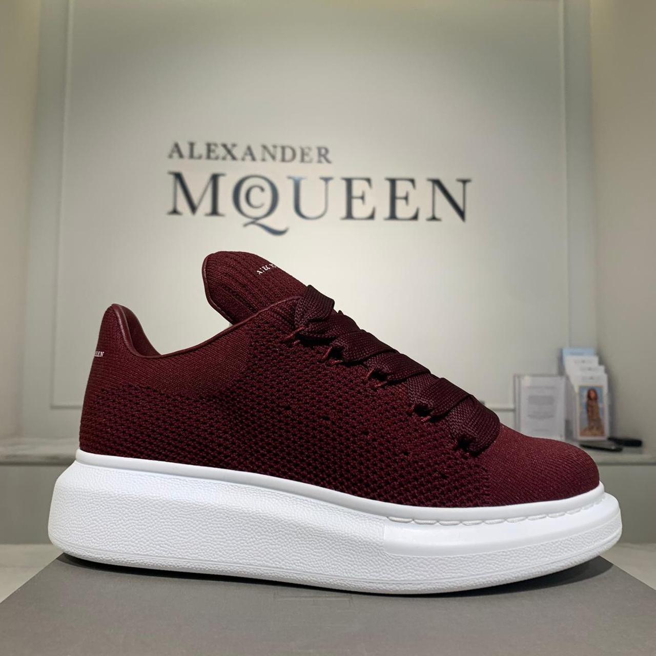 Alexander McQueen Trainers New burgundy style All