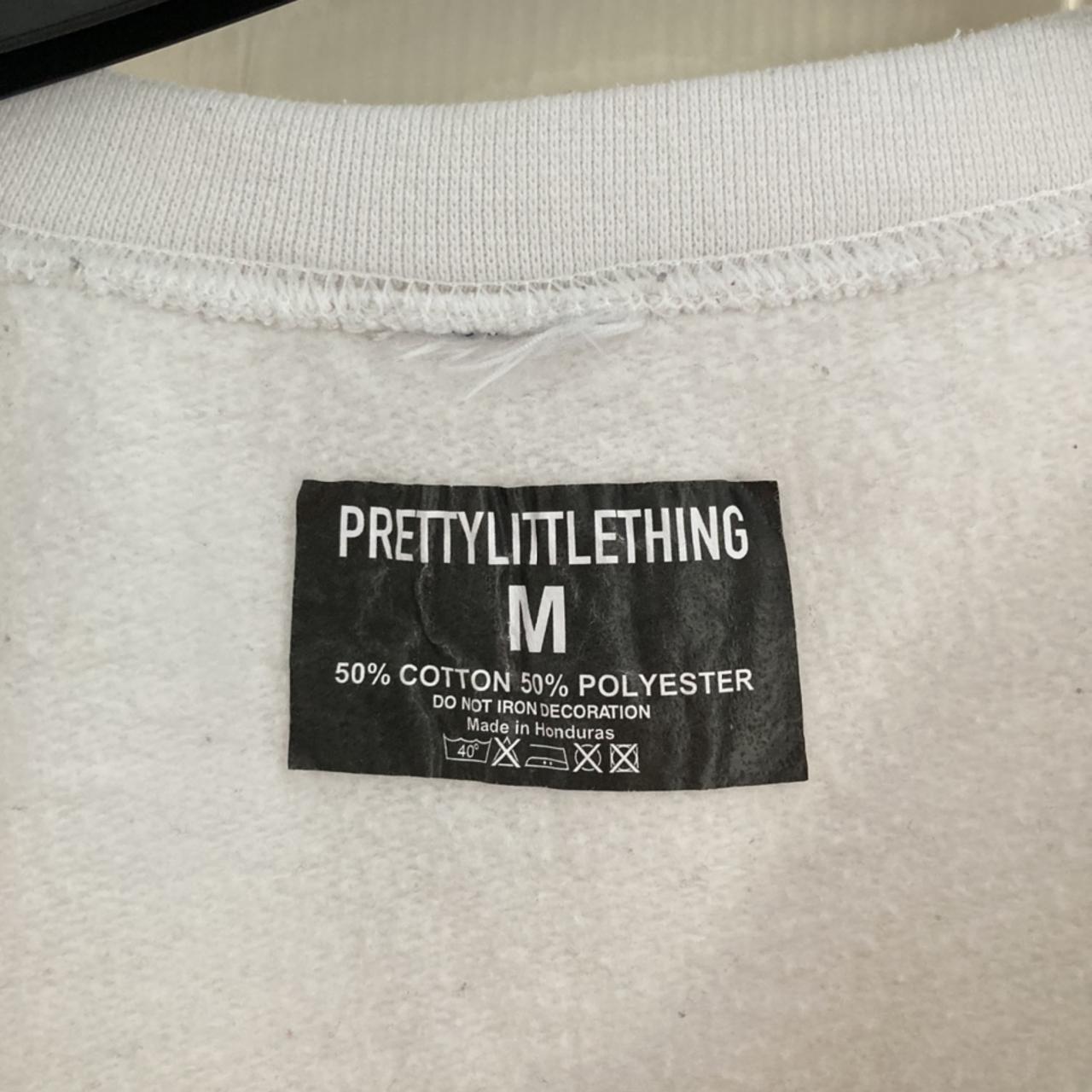 Pretty Little Thing cropped jumper / sweatshirt in... - Depop