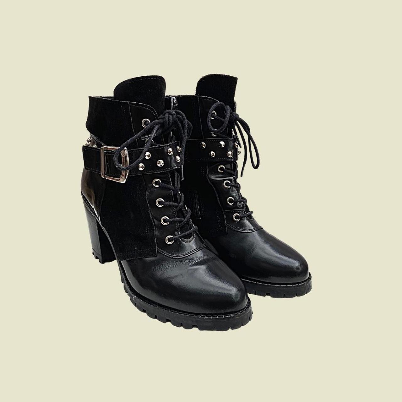 River Island Women's Black Boots Depop