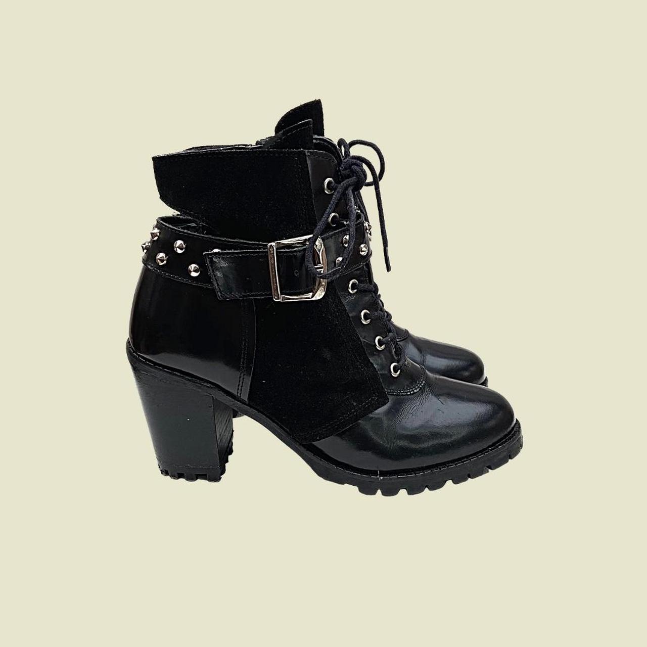 River Island Women's Black Boots Depop