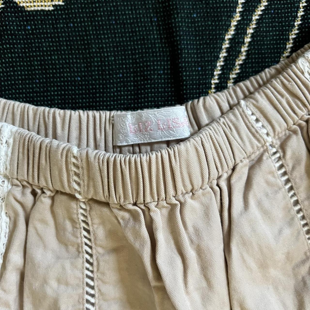 Cute beige neutral color bloomers/ruffled shorts by... - Depop