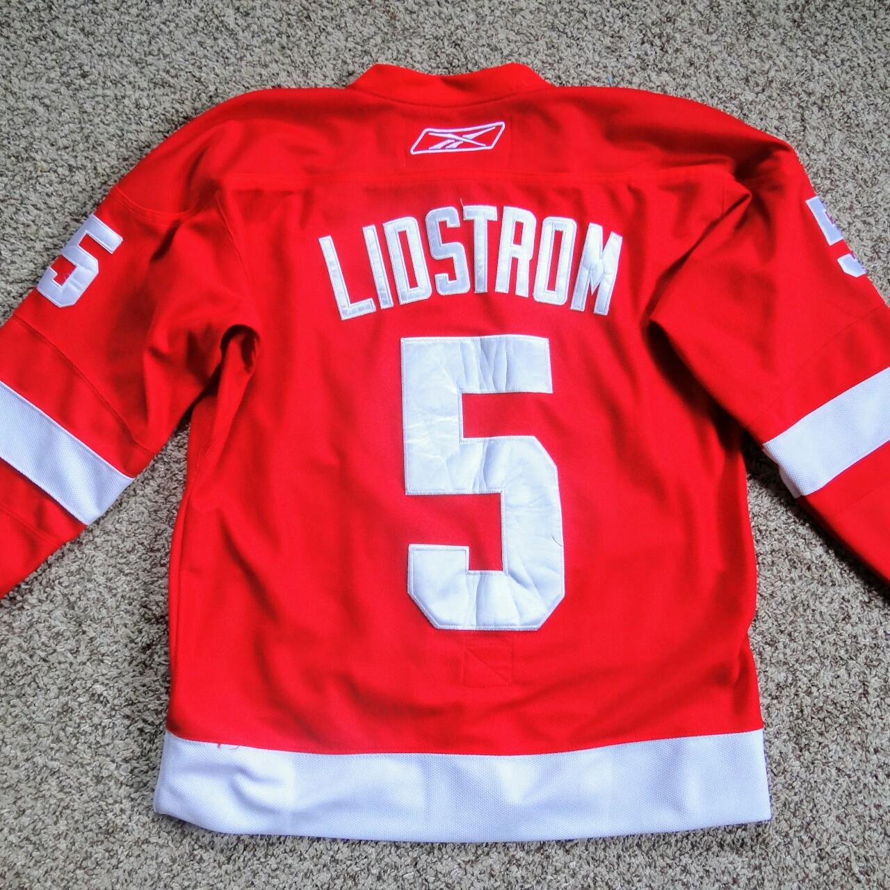 Nicklas Lidstrom Detroit Red Wings Reebok Authentic St Patty's Day