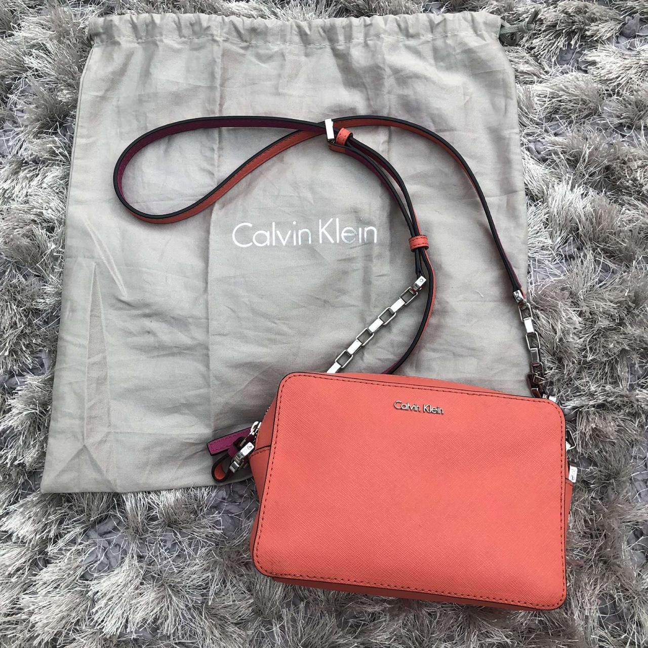 Calvin Klein side purse, worn 3 times. Lots of - Depop