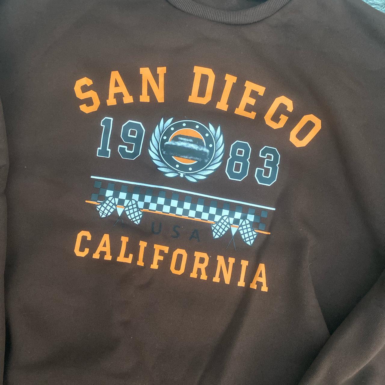 Black and pink San Diego hoodie. I love this piece - Depop