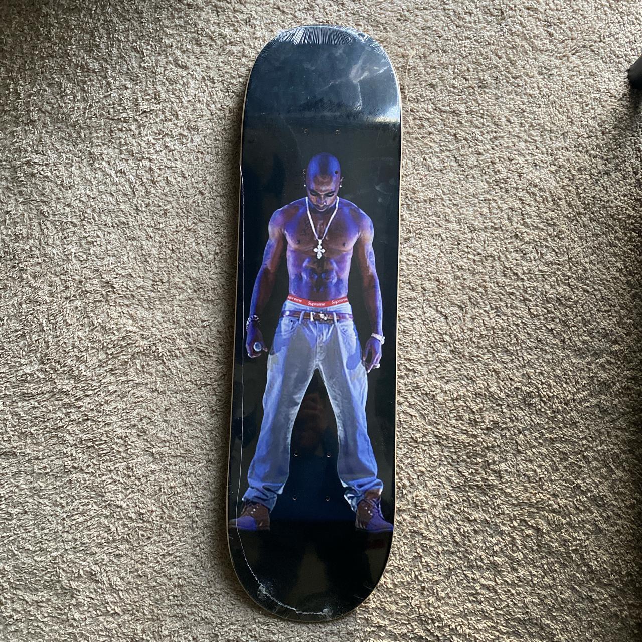 supreme Tupac Hologram Skatedeck Brand... - Depop