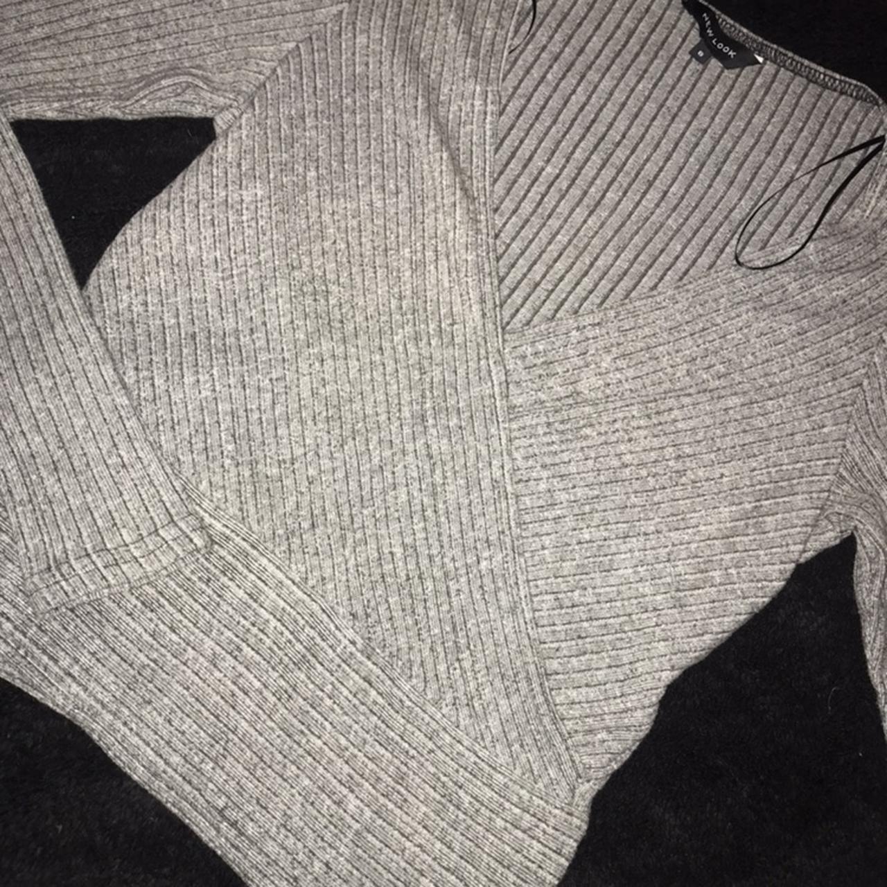 New look grey knitted wrap over top Great condition... - Depop