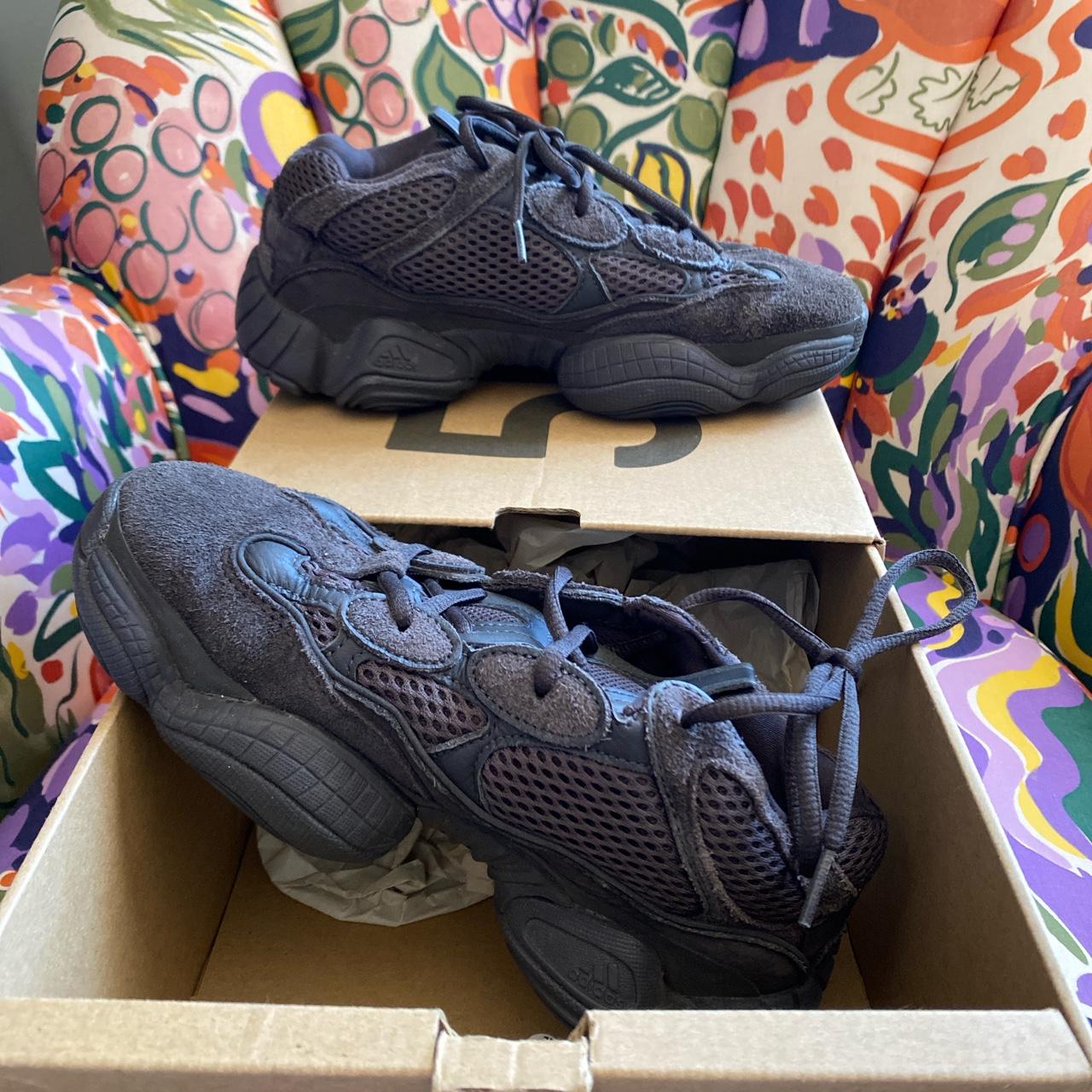 Yeezy 500 hot sale black womens