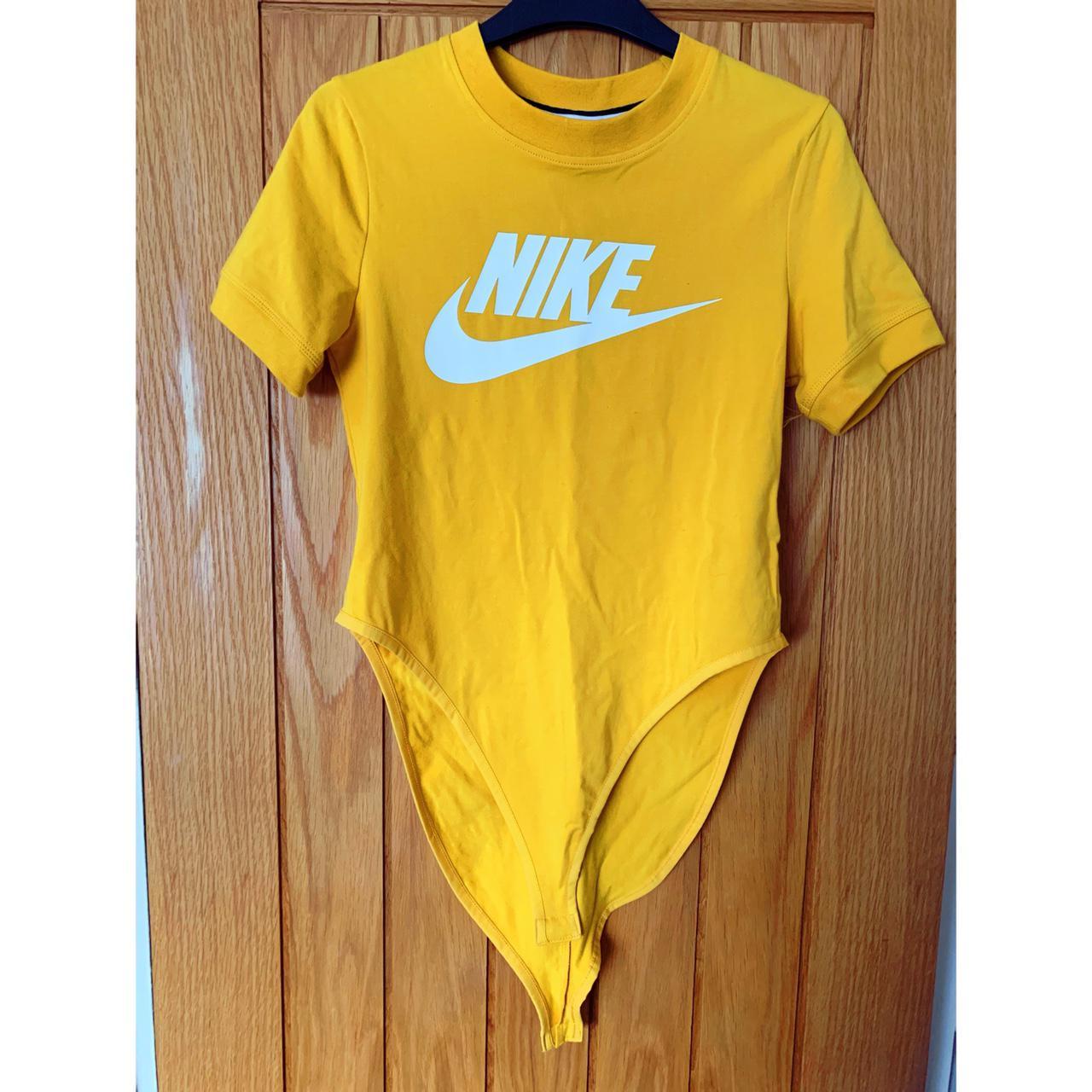 Nike discount yellow bodysuit