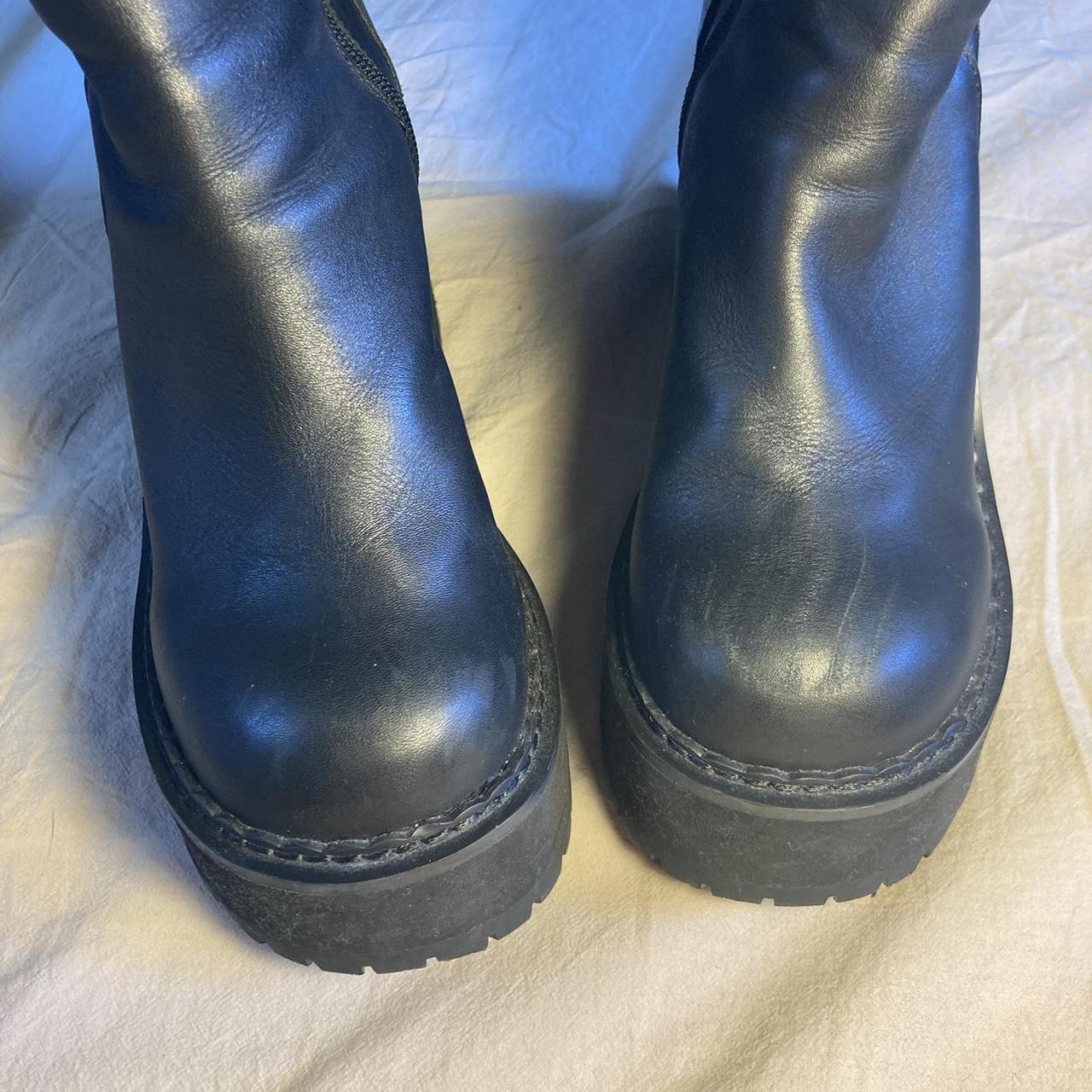 unif Parker boots! size US 7, I’m a size 6 usually... - Depop