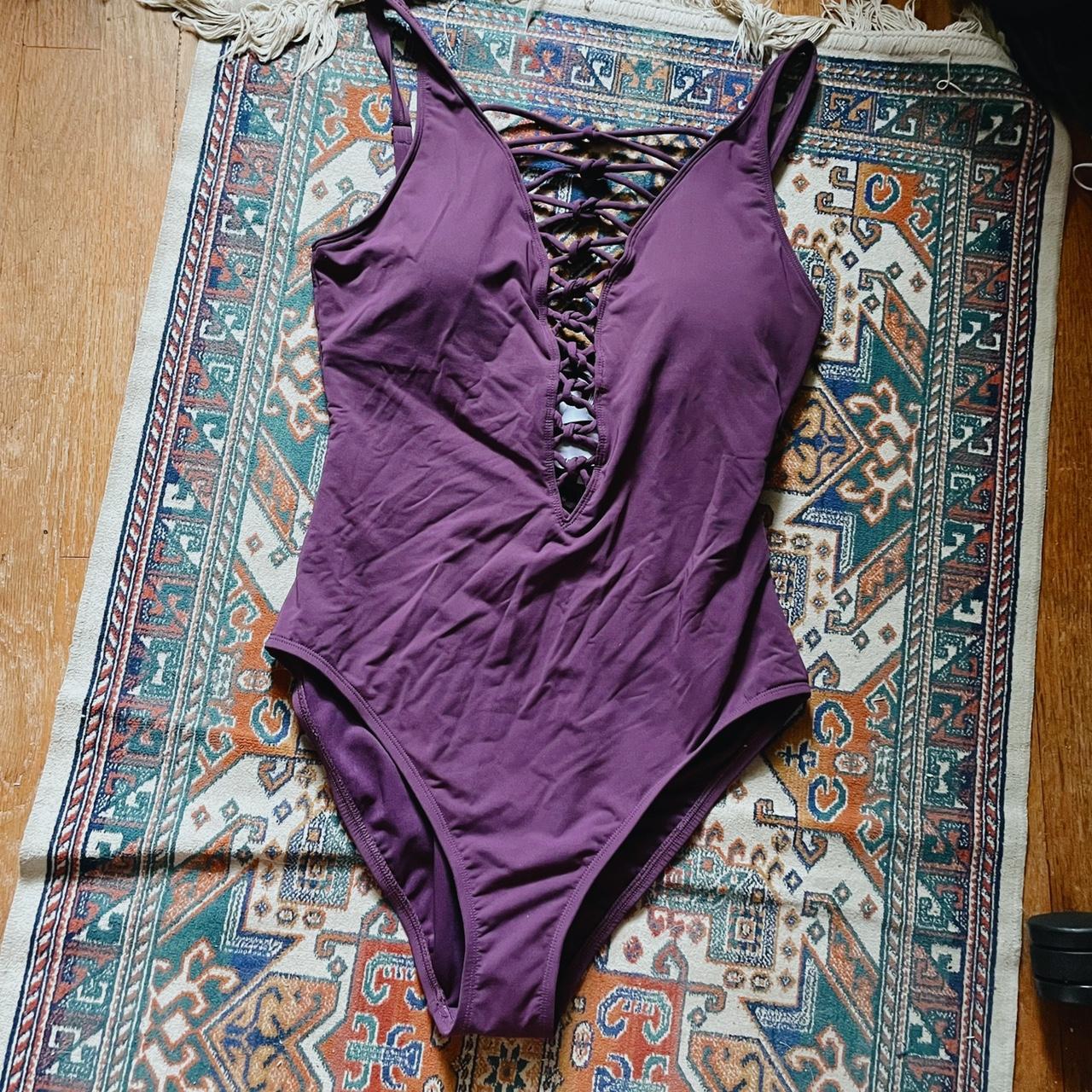 Bleu Rod Beattie Women's Purple Swimsuit-one-piece