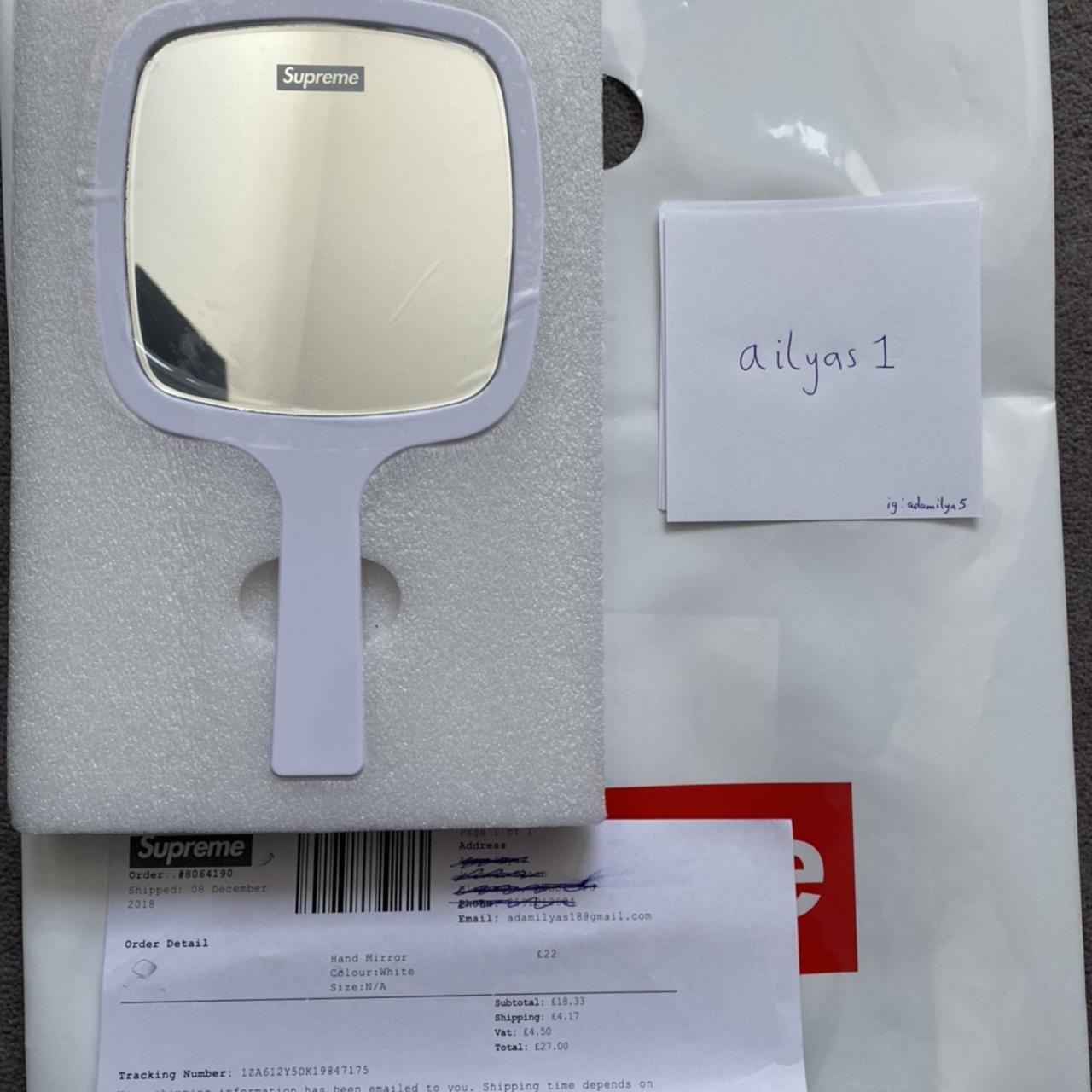 Supreme logo selling hand mirror