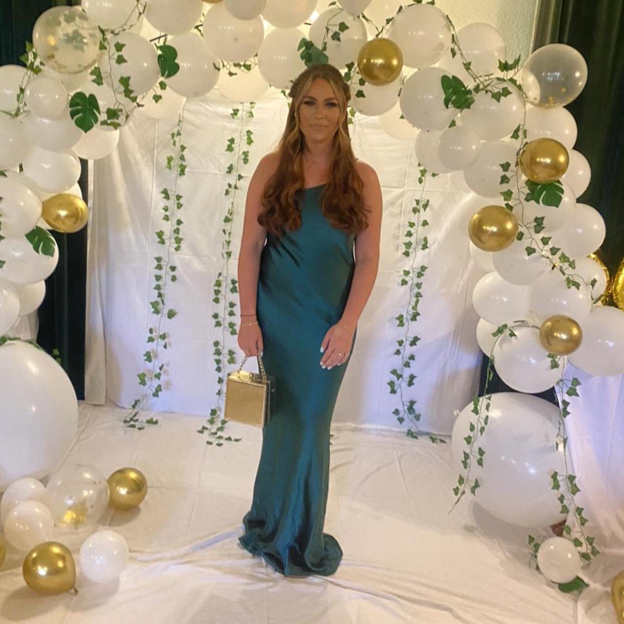 Pretty lavish ball gown Amelia maxi emerald