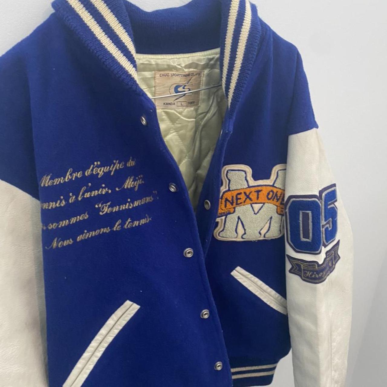 Vintage Lakers Athletic Letterman Jacket Size Large - Depop