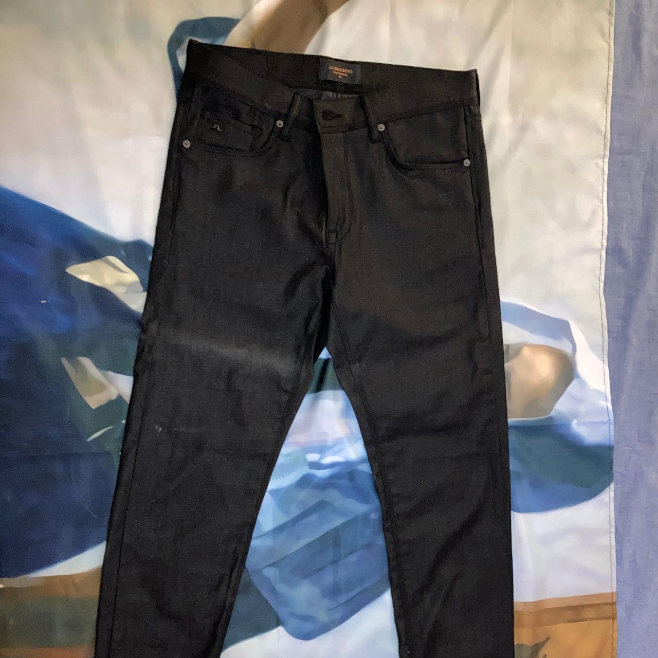 J. Lindeberg - Damien Jeans in black, 32 waist/32... - Depop