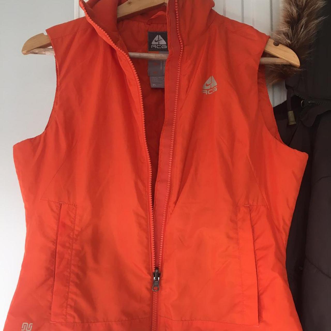 nike orange body warmer