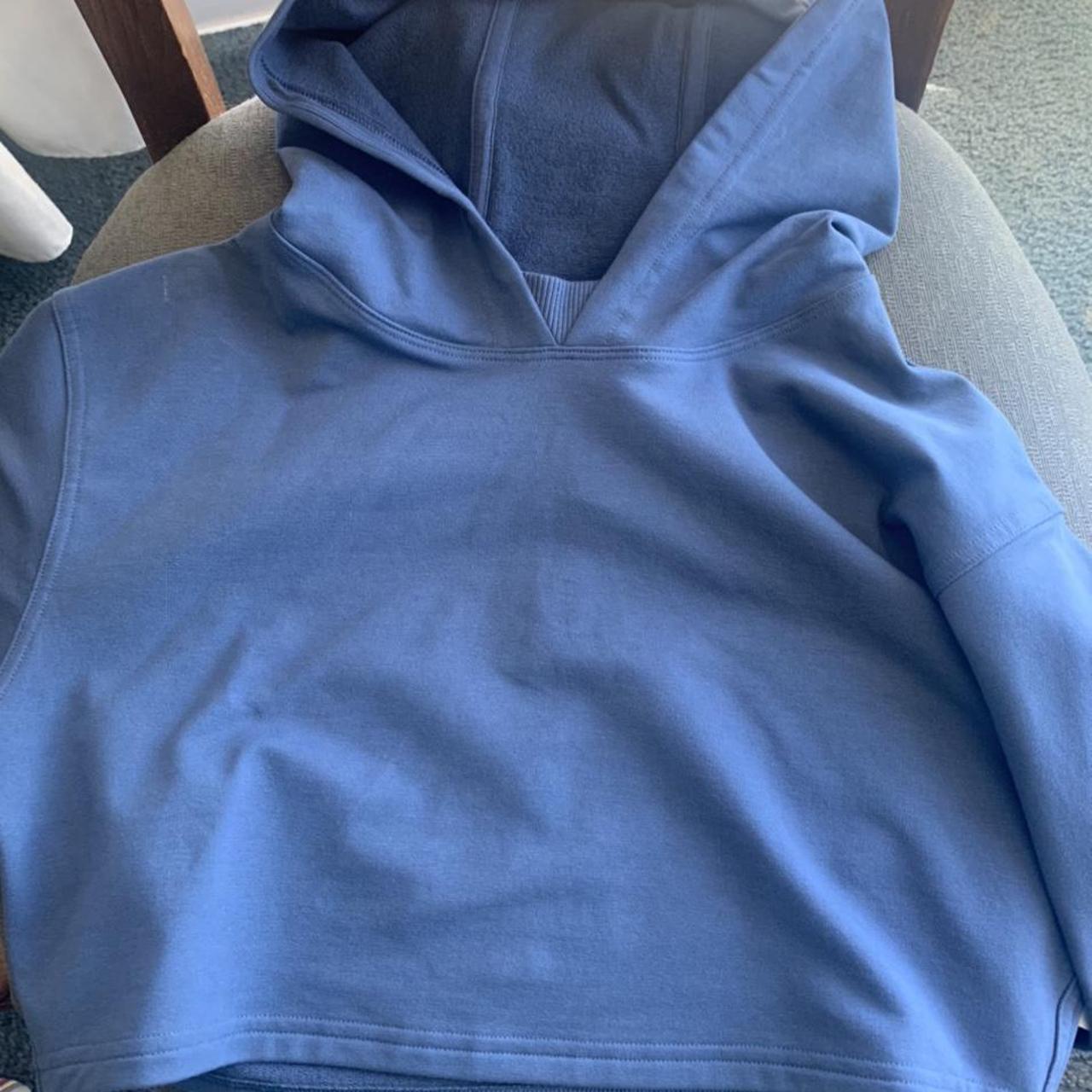 lululemon la all yours cropped moletom com capuz