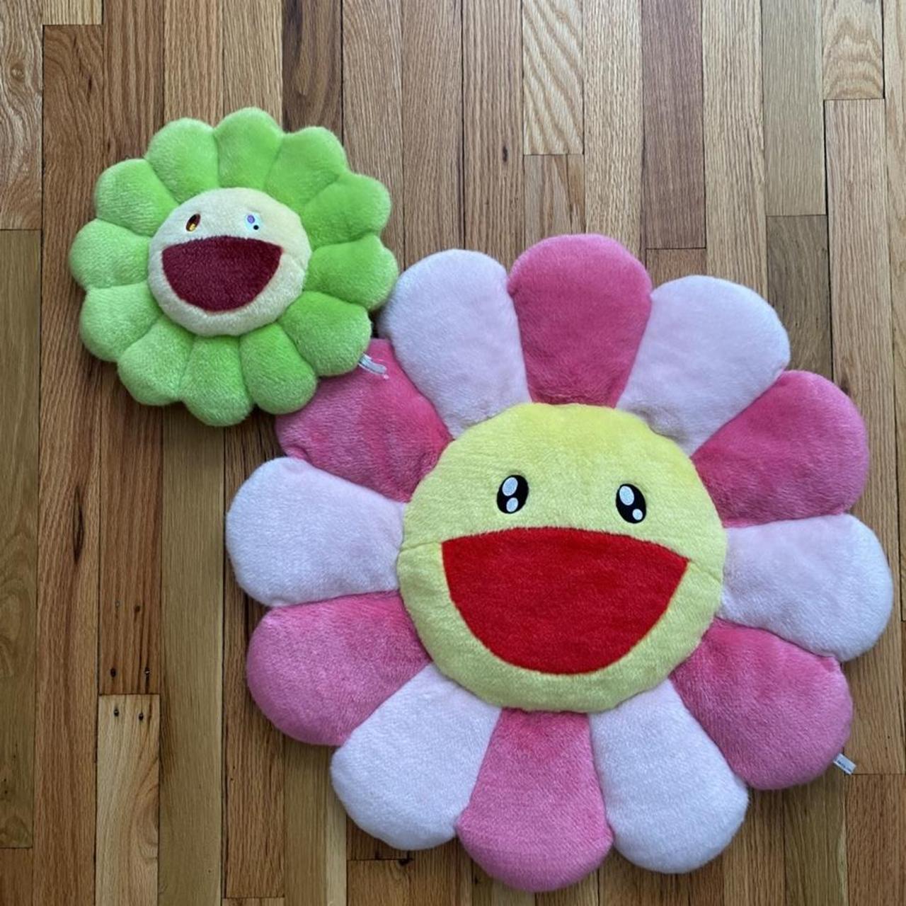green Takashi Murakami pillows. Pink is 60 cm Green... Depop