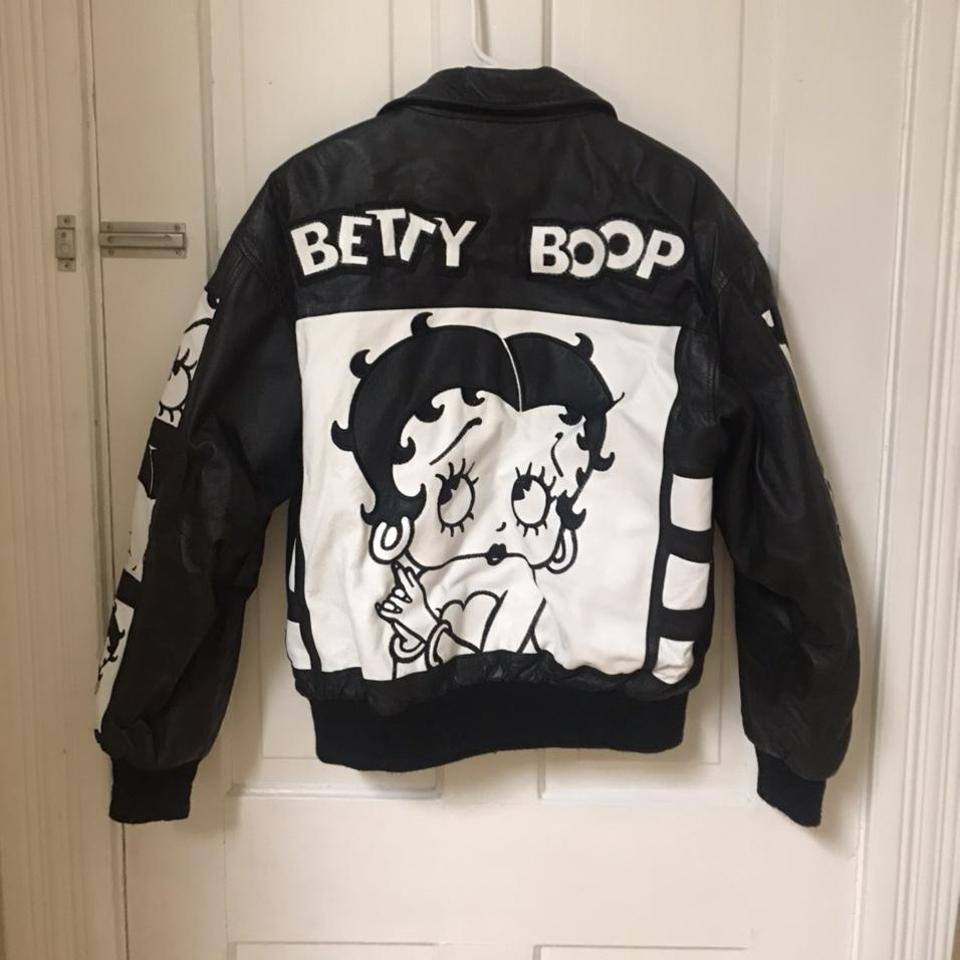 Vintage Montana Toons Betty Boop Leather... - Depop