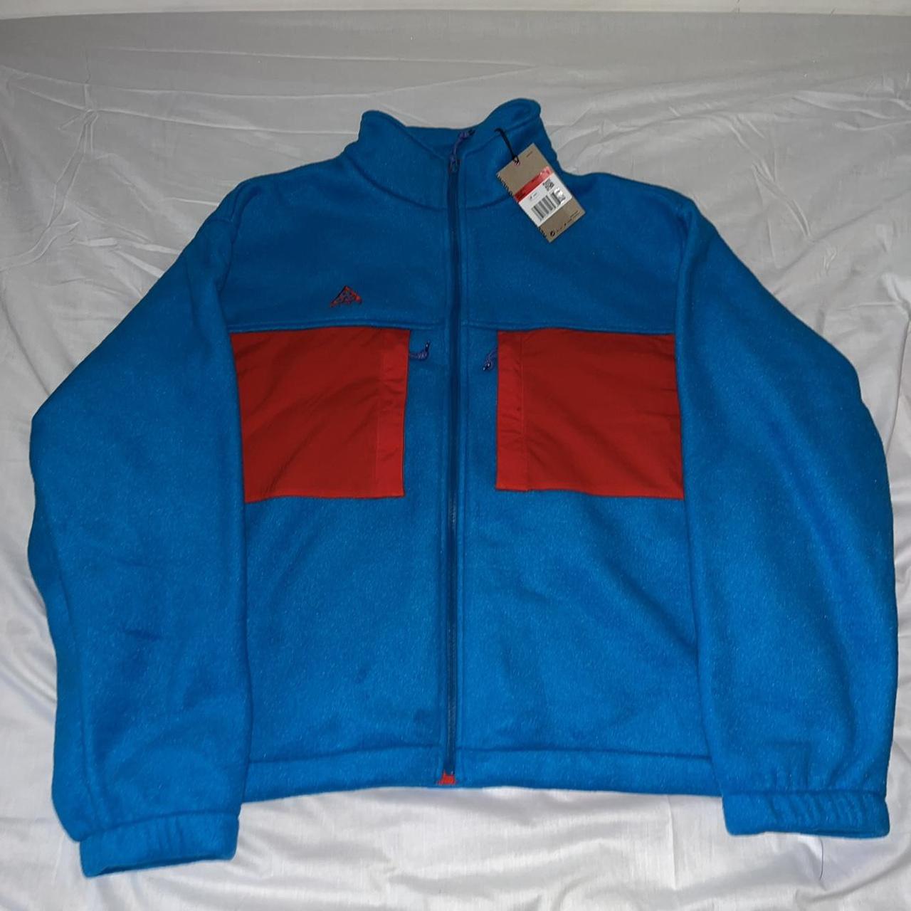Nike ACG fleece blue and orange. Have 4 of these... - Depop