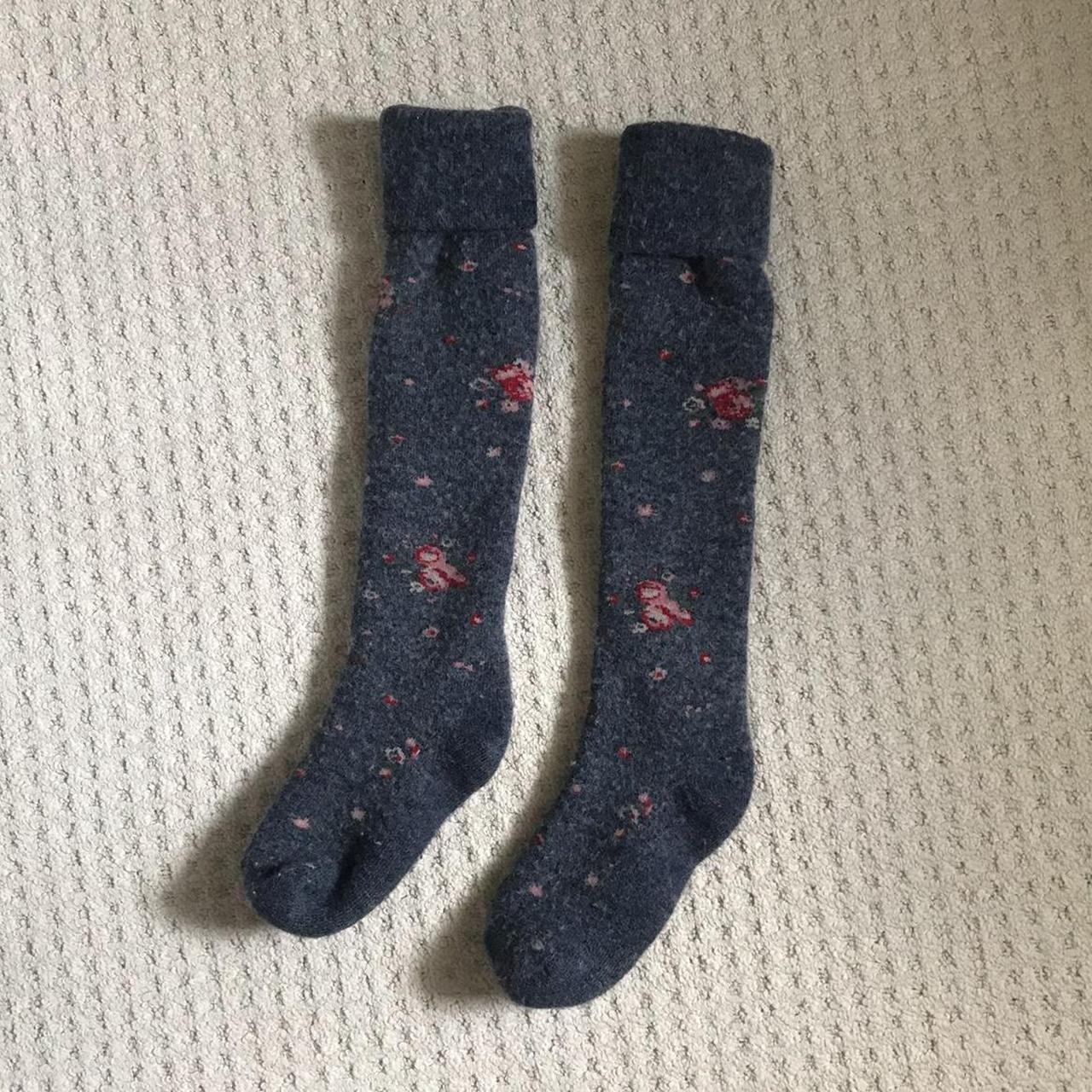 Cath Kidston floral woollen socks Thick warm socks,... Depop