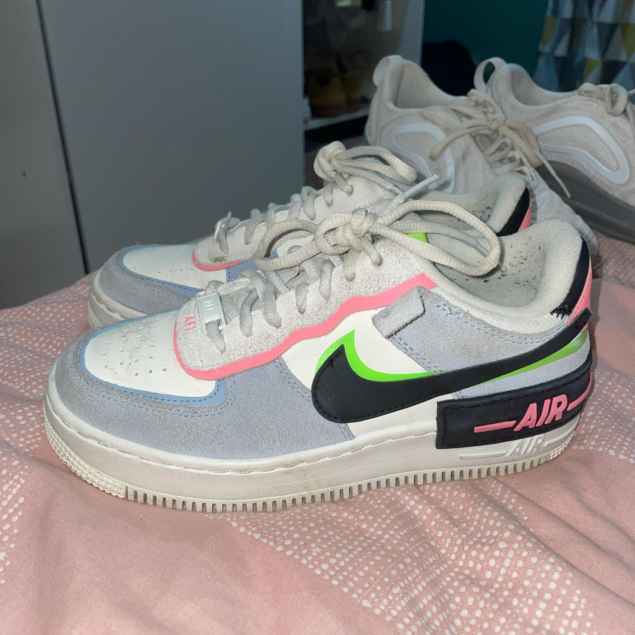 Nike Air Force 1 shadow sunset pulse Worn a few... - Depop