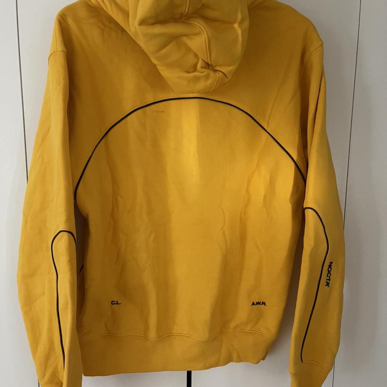 Original Drake Nocta x Nike yellow hoodie size Depop