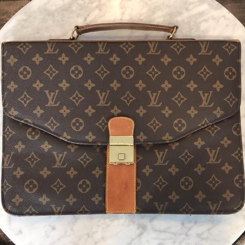 Vintage old LOUIS VUITTON Flannel dust bag case - Depop