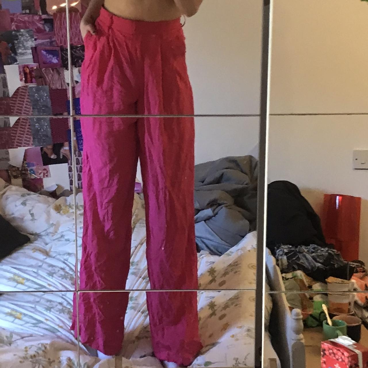 h&m pink pants