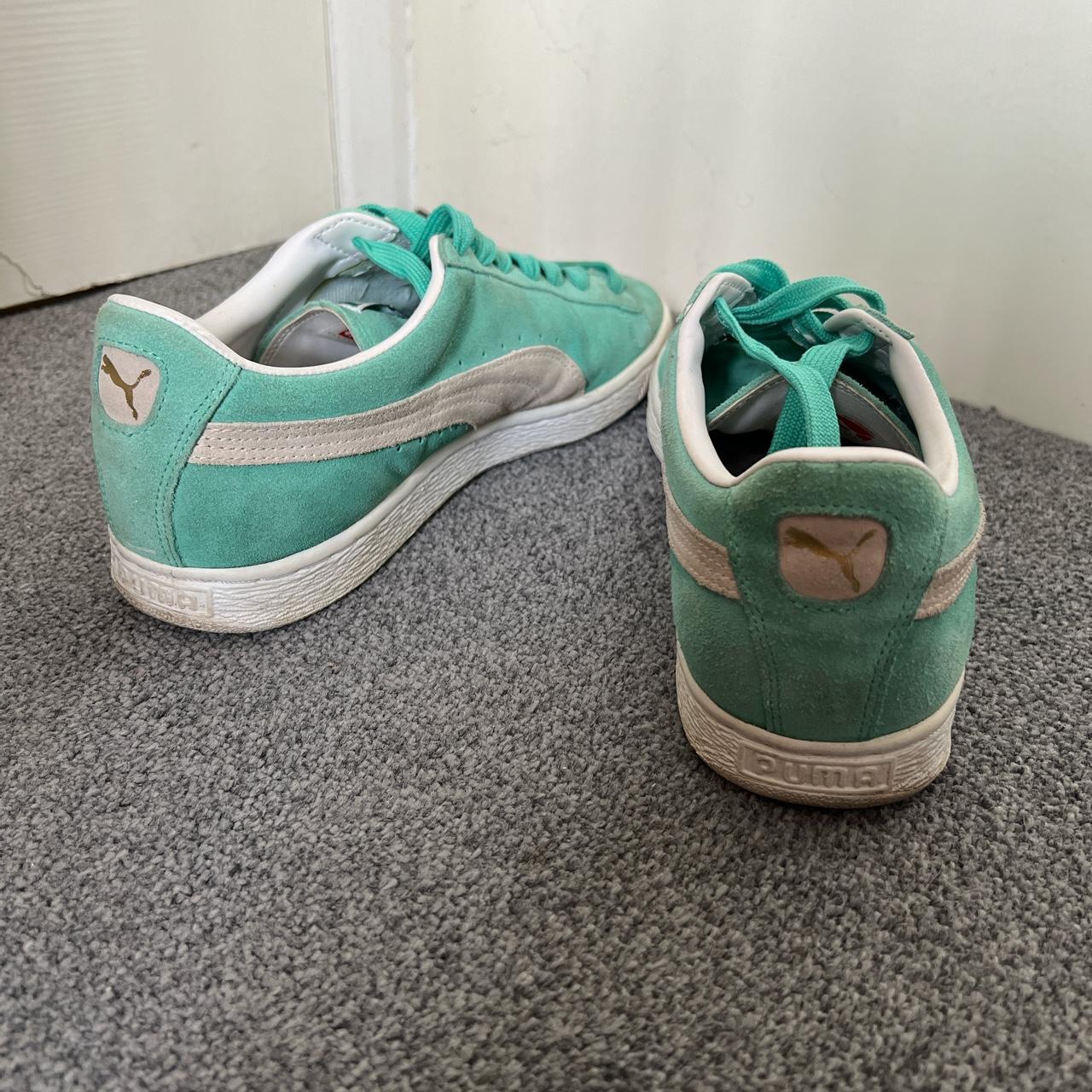 puma suede turquoise
