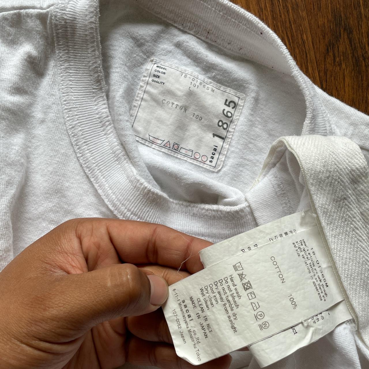Product Image 2 - Sacai zipper t-shirt 
(Size L)