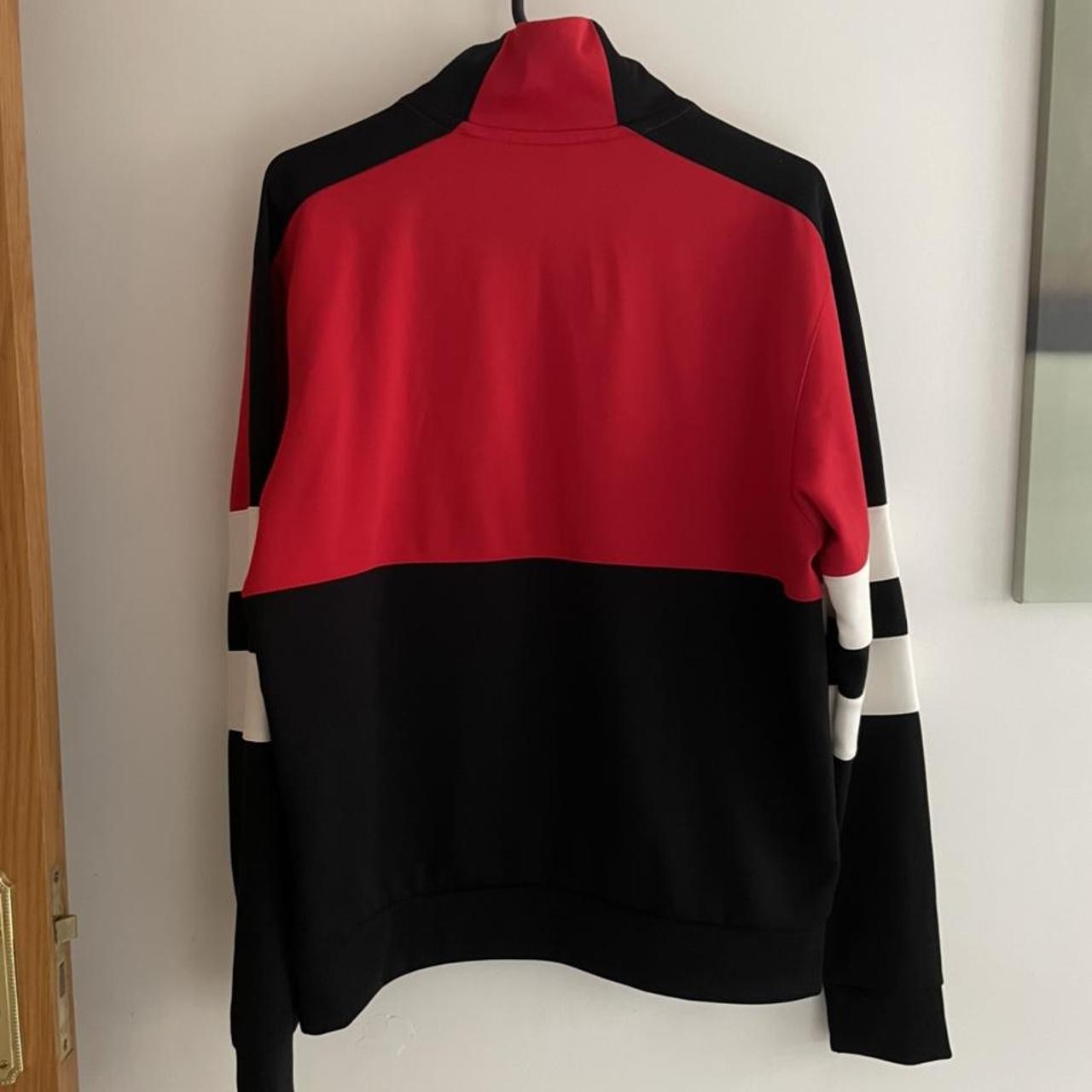 mens black and red nike sweatsuit