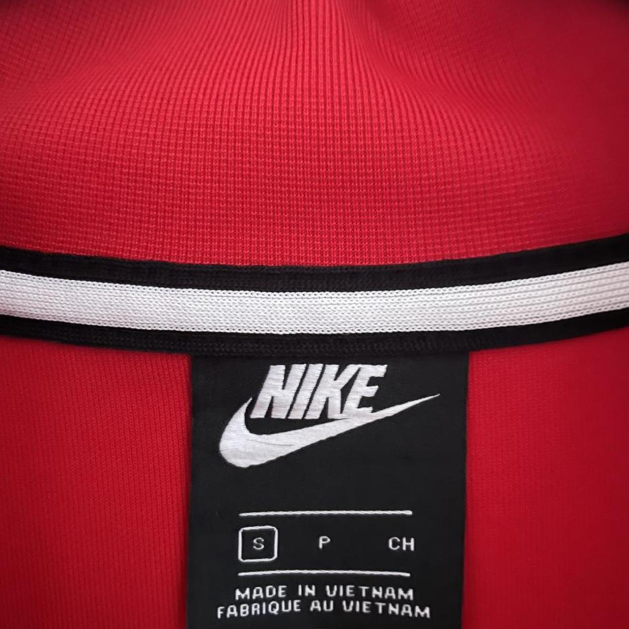 mens nike black sweatshirt red tick