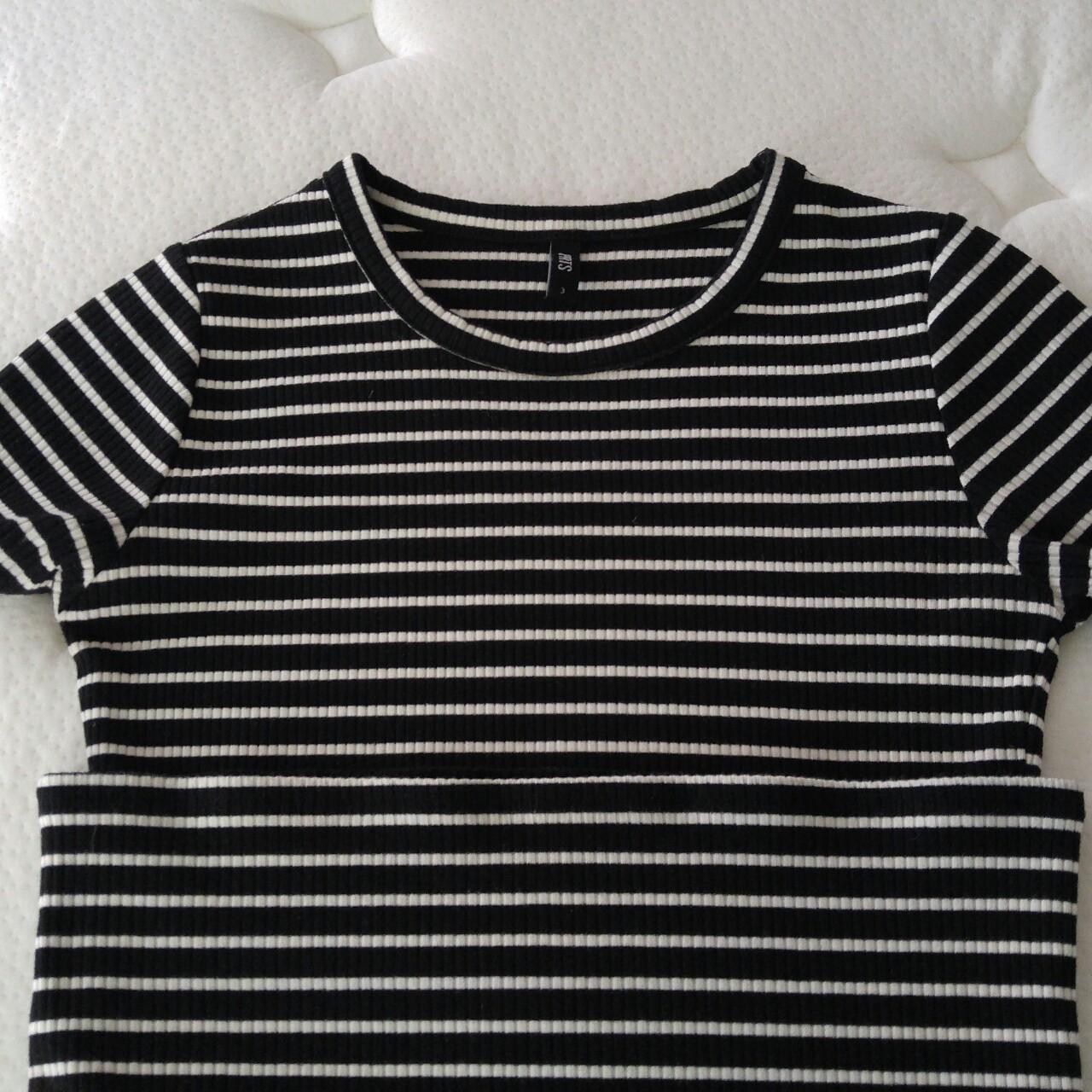Joshua Perets black&white dress size xs - Depop