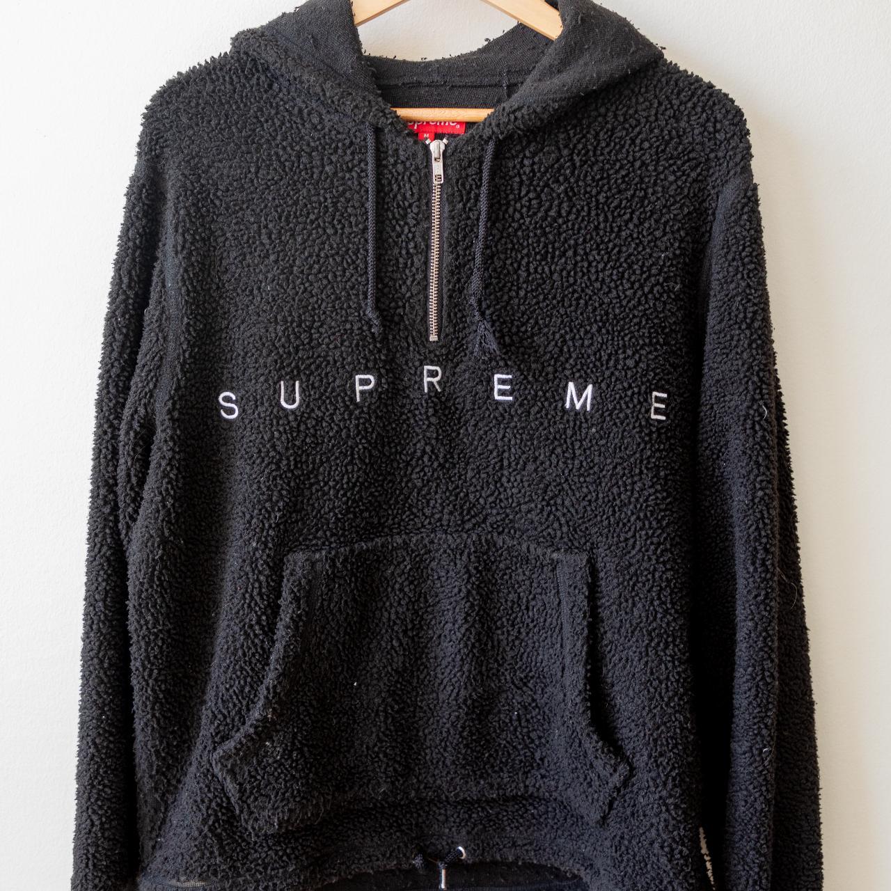 Supreme sales fleece hoodie