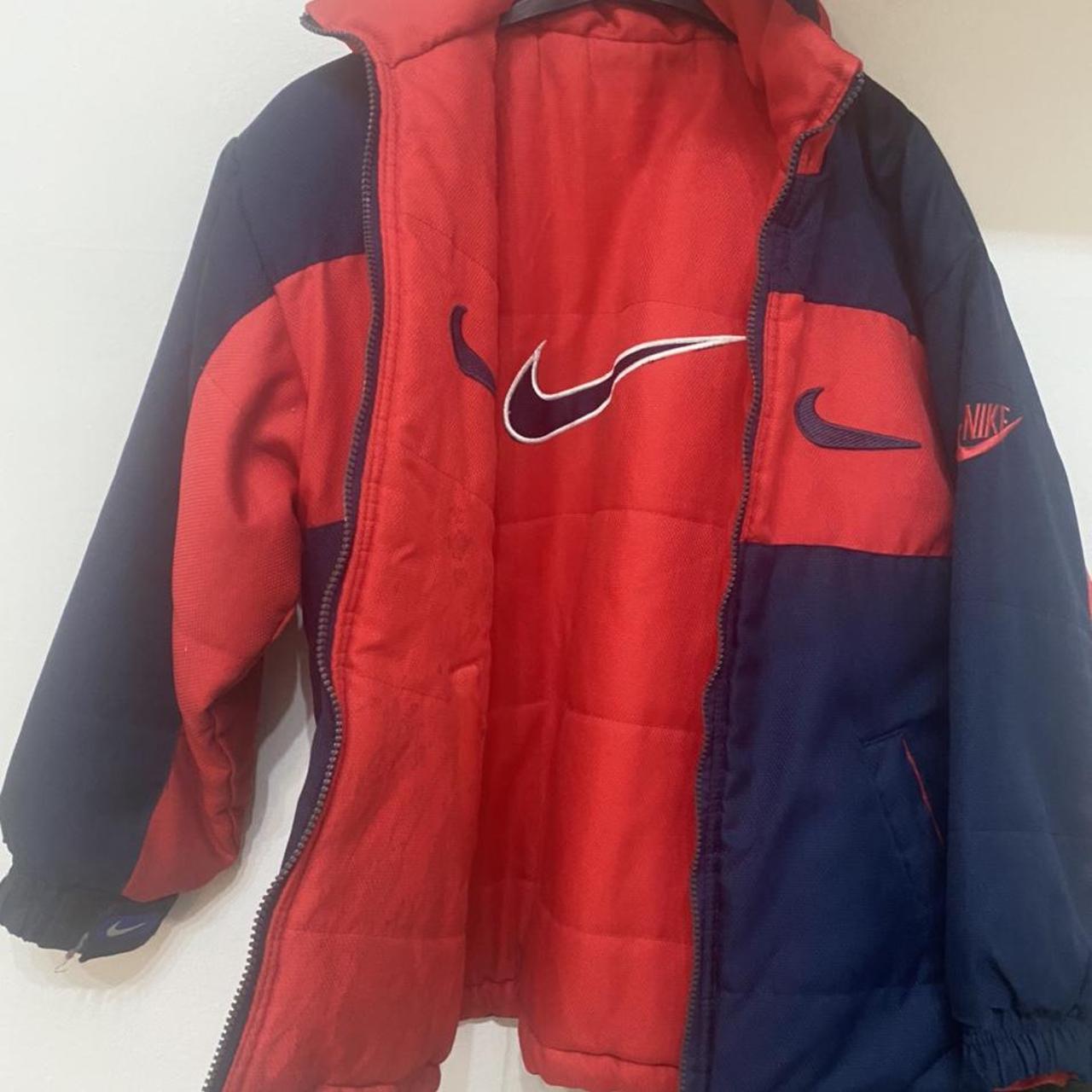 Reversible old school Nike Jacket XS - comes up... - Depop