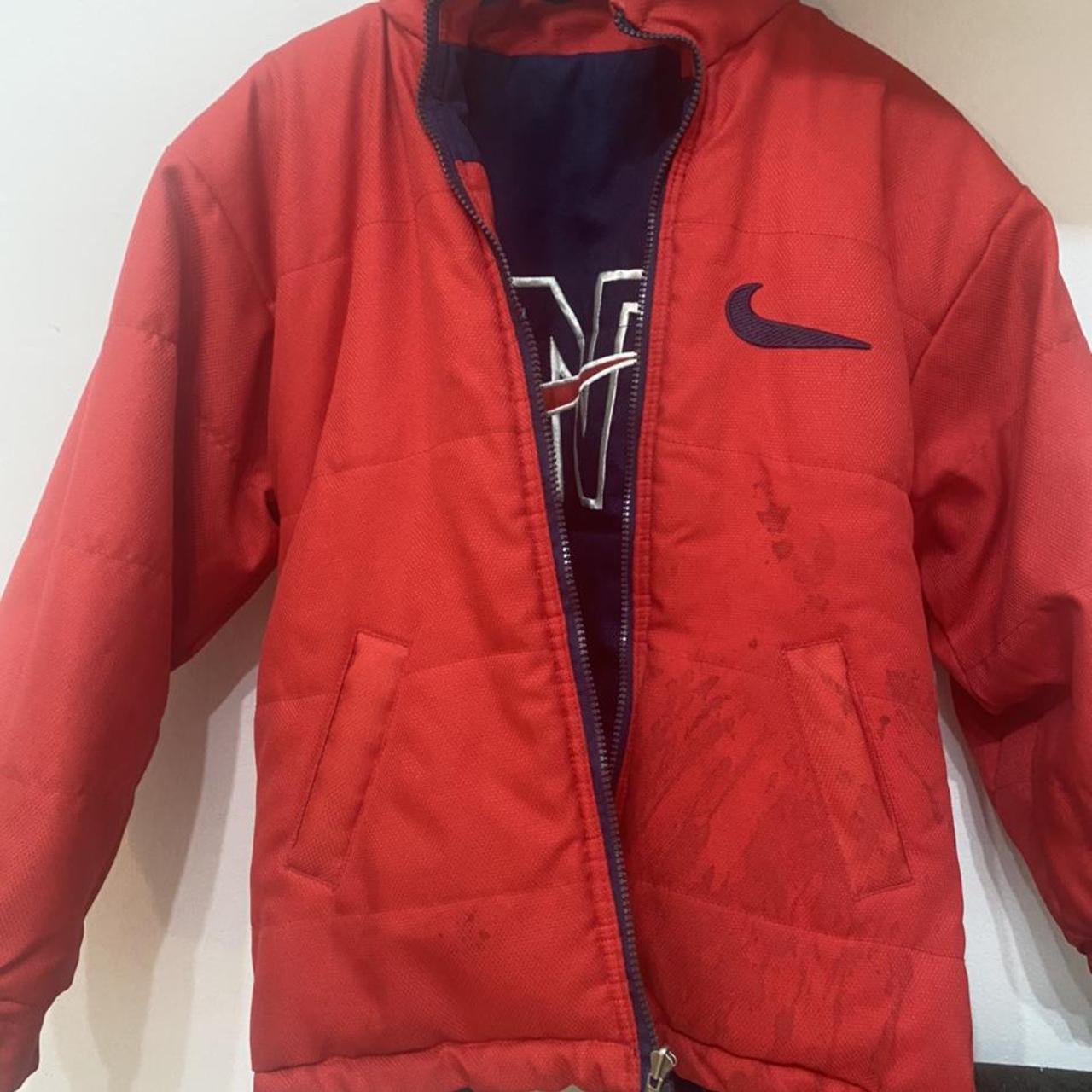 Reversible old school Nike Jacket XS comes up... Depop