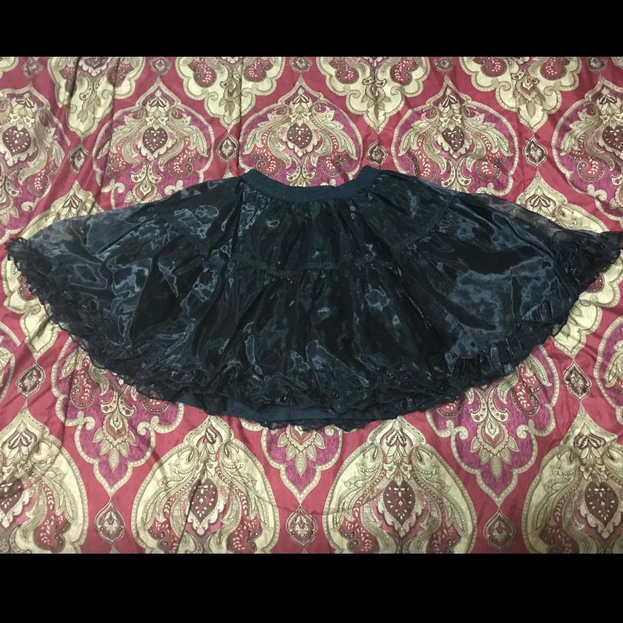 Poof Women's Black Skirt | Depop