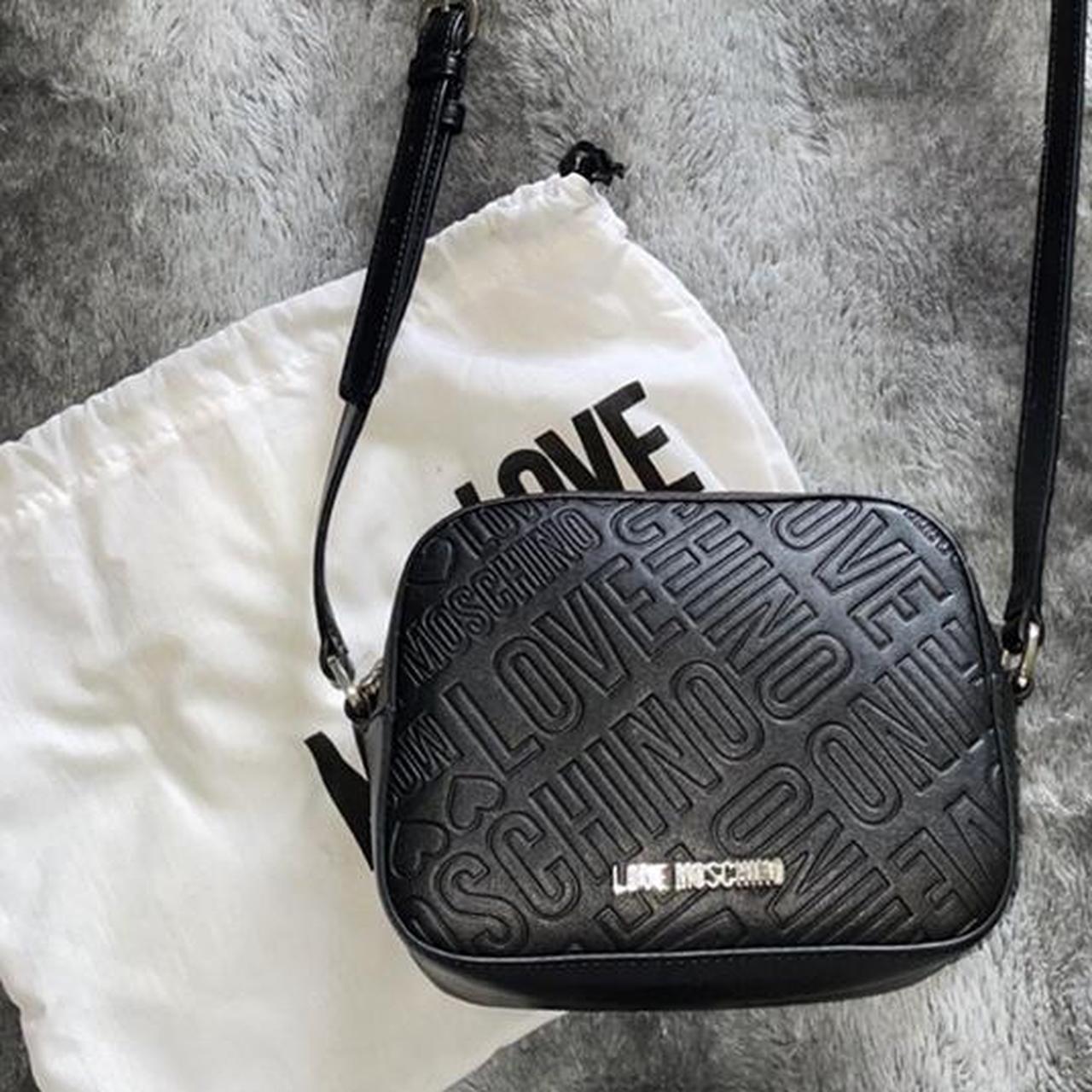 love moschino embossed bag