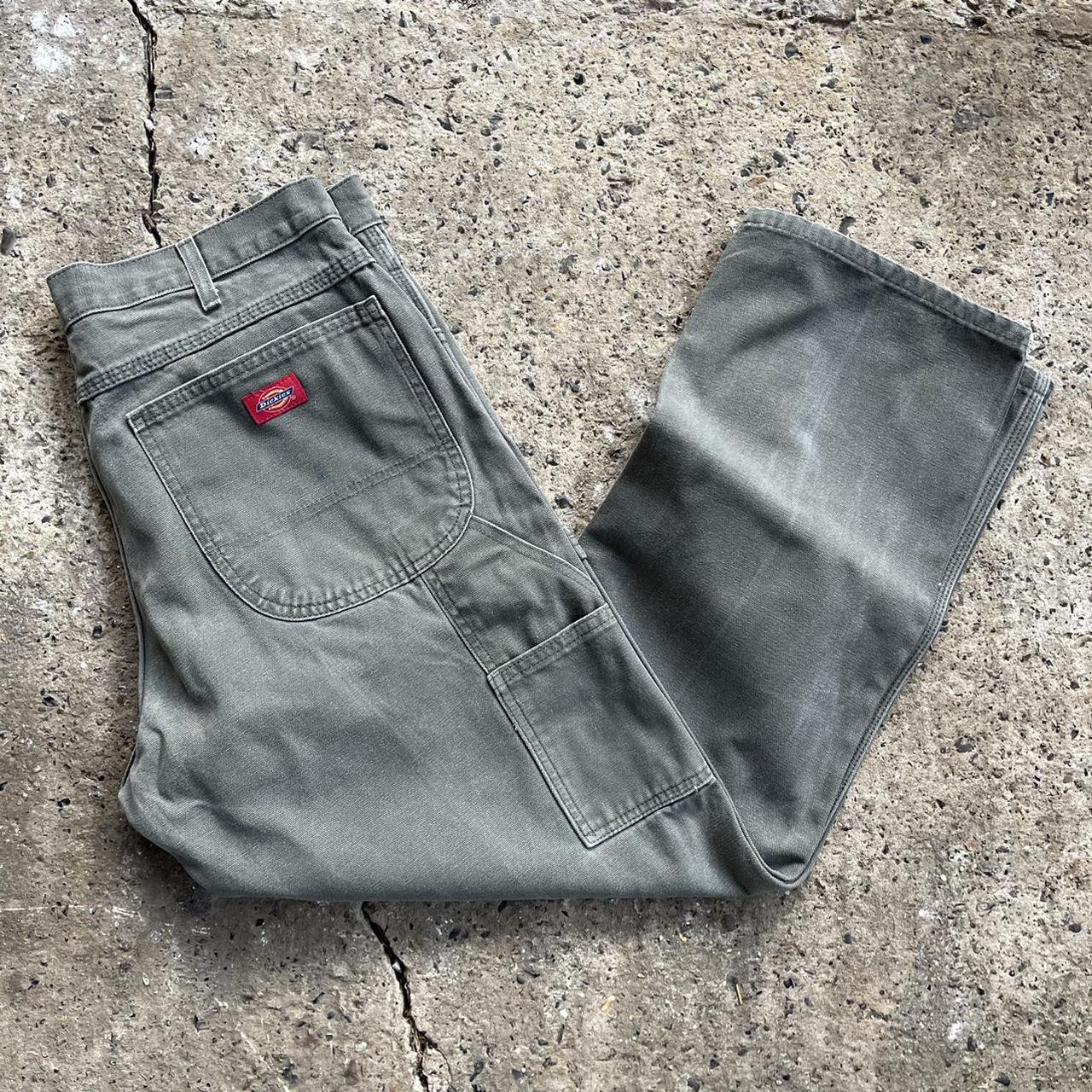 Product Image 1 - Vintage dickies Carpenter Trousers

Faded green