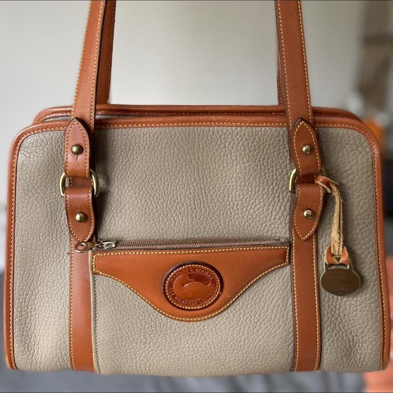 Dooney & Bourke real leather shoulder bag. Excellent... - Depop