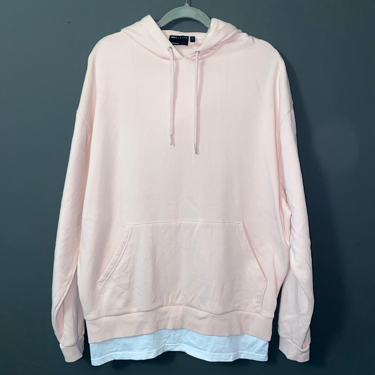 Asos mens pink hoodie online