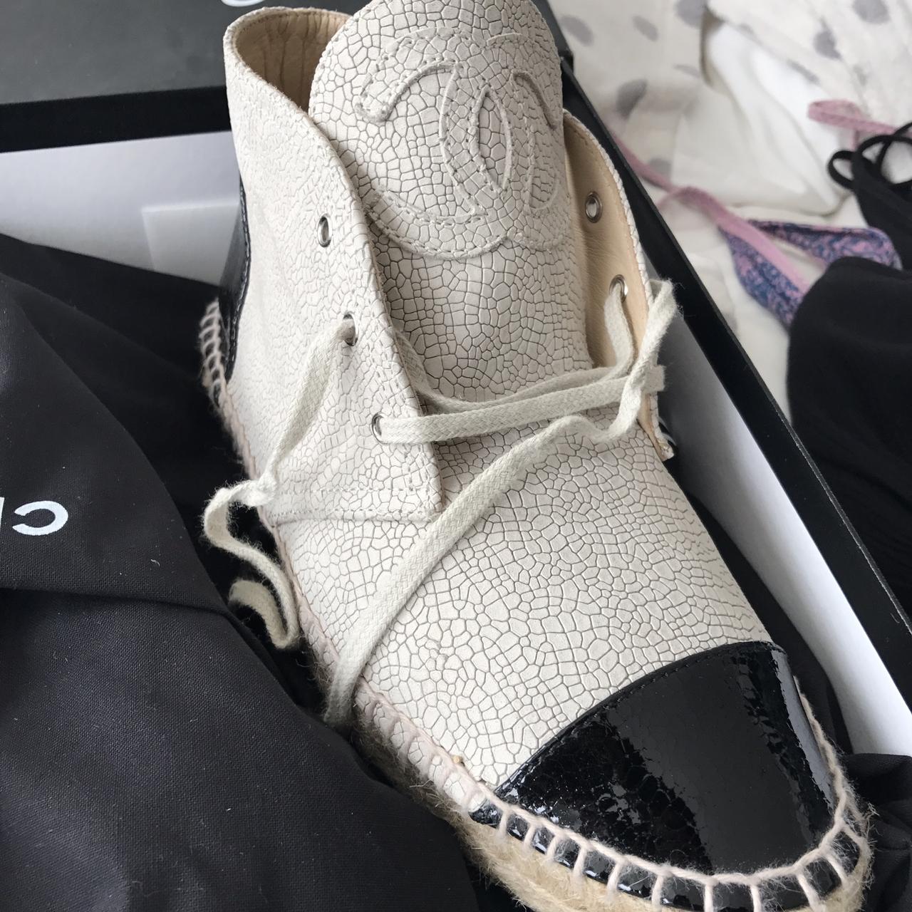 Chanel espadrille discount sneakers